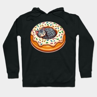 Dreamy Donut Cat Nap Hoodie